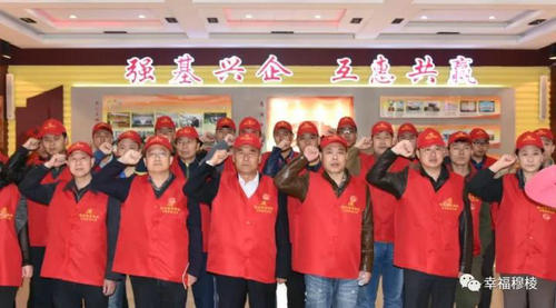 园区企业党员开展重温入党誓词活动